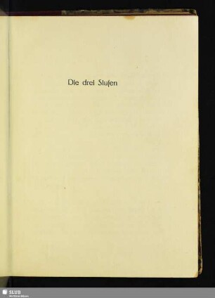 Die drei Stufen
