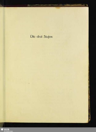 Die drei Stufen