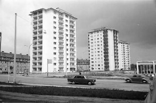 Freiburg i. Br.: Drei Hochhäuser an der Baslerstraße