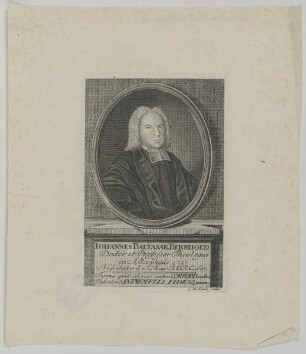 Bildnis des Iohannes Baltasar Bernhold