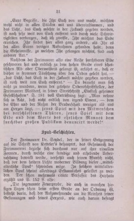 Spuk-Geschichten.