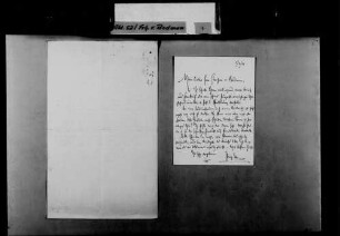 Prinz Max von Baden an Heinrich von und zu Bodman: Weiterleitung eines Briefes aus Frankreich; Bedauern der eigenen Lage, 02.11.1914.