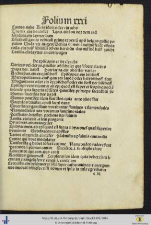 De episcopis et de clericis