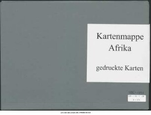 Südwestafrika : 1886-1891 : Kartensammlung
