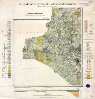 [3806] Vreden-Wennewick, Geologische Karte von Preußen und benachbarten deutschen Ländern