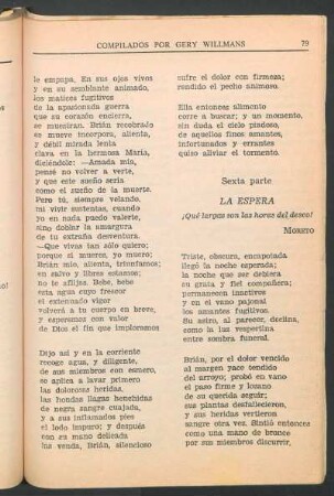Sexta parte - La espera