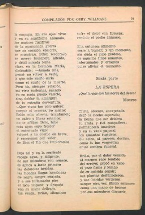 Sexta parte - La espera