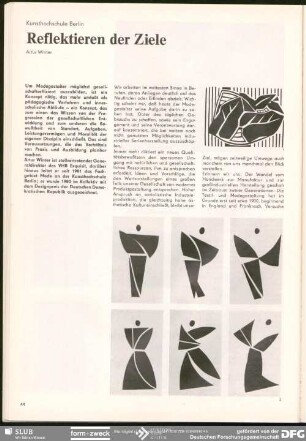 Reflektieren der Ziele : Bekleidung
