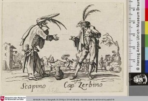 [Balli di Sfessania: Scapino und Cap. Zerbino]