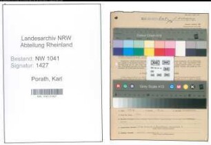 Entnazifizierung Karl Porath , geb. 27.01.1909 (Kaufmann)