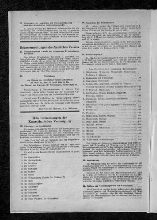 Bekanntmachungen der Kassenärztlichen Vereinigung