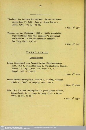 Vokalmusik
