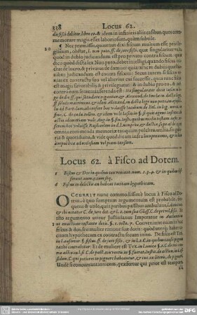 Locus 62. à Fisco ad Dotem