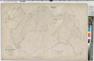 Beckum (Balve), Teilung der Gemarkung Beckum, Bl.3 Brouillonkarte I Beckum Flur 11