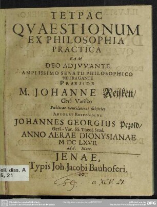 Tetpac quaestionum ex philosophia practica