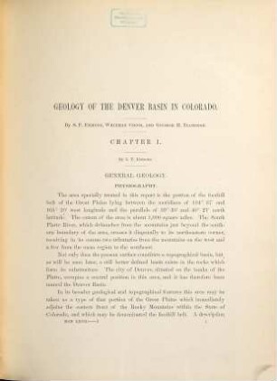 Geology of the Denver Basin in Colorado
