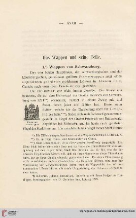 Das Wappen und seine Teile