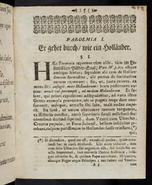 5-16 Paroemia I, Er gehet durch/ wie ein Holländer