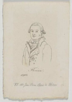 Bildnis des Jean-Pierre Claris de Florian