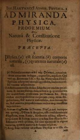 Admiranda physica