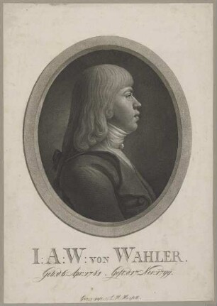 Bildnis des I.A.W. von Wahler