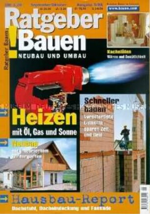 Fachzeitschrift "Ratgeber Bauen" (Zeitungskiosk 1998)