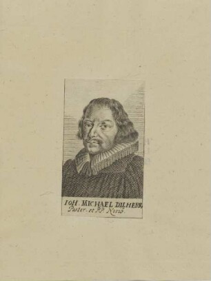 Bildnis des Iohann Michael Dilherr