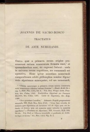 I. - XI. Numeratio. Additio. Mediatio. Multiplicatio. Extractio radicum in quadratis et cubicis.