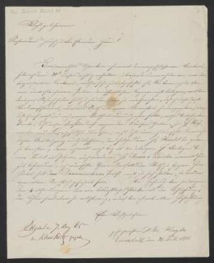Brief an Breitkopf & Härtel  : 21.07.1801