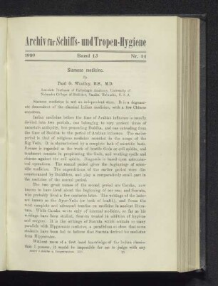 Siamese medicine