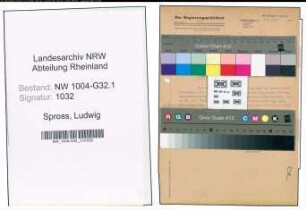 Entnazifizierung Ludwig Spross , geb. 24.03.1905 (Gewerbeinspektor)