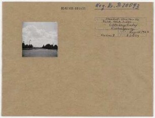 Straßenansicht. Berlin, Lichtenberg, Biesdorf, Grabensprung/Gleiwitzer Straße