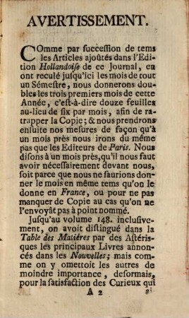 Journal des sçavans. 1750, [1]. Janv. - Févr. = T. 150