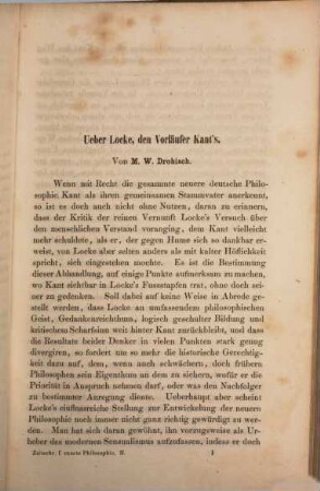 Zeitschrift für exakte Philosophie im Sinne des neueren philosophischen Realismus. 2. 1862