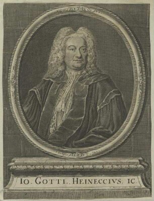 Bildnis des Io. Gottl. Heineccivs