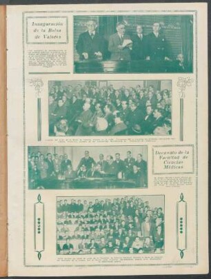 Inauguración de la Bolsa de Valores