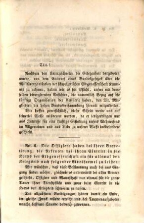Ansichten und Wünsche betreffend den Entwurf eines Bundesgesetzes über die Militärorganisation der Schweizerischen Eidgenossenschaft ... ... v. Orelli u. (L)[udwig] Denzler