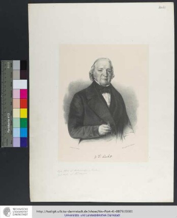 J. B. Krebs / gemalt von C Kurtz ; lith. u. gedr. von G. Küstner