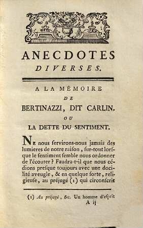 Délassements de l'homme sensible, ou anecdotes diverses, 4