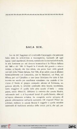 Sala XIX