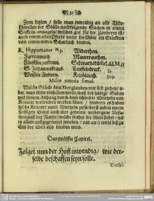 Das zwölffte Capitel. Folget nun der Hoff inwendig, wie derselbe beschaffen seyn solle
