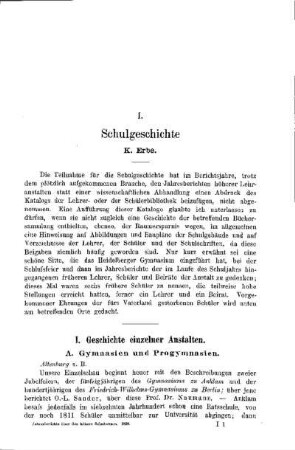 Schulgeschichte