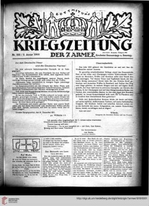 Kriegszeitung der 7. Armee