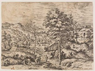 Landschaft mit dem barmherzigen Samariter