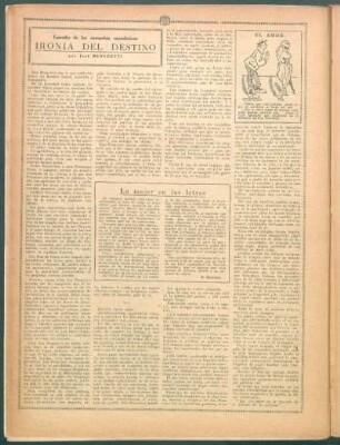 La mujer en las letras