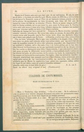 Cuadros de costumbres. : Mis sobrinos y yo. (Conclusión).