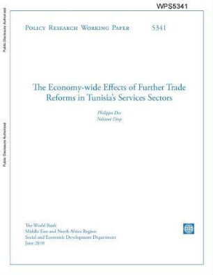 The economy-wide effects of further trade reforms in Tunisia's services sectors