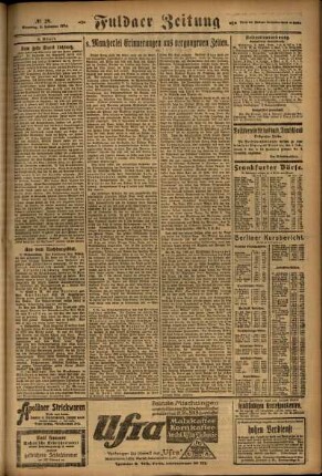Zweite Ausgabe vom Sonntag, den 03. Februar 1924.