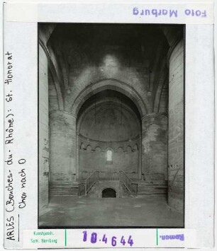 Arles: Saint-Honorat-des-Aliscamps, Chor nach Osten