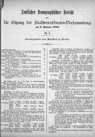 No 6, 9. Februar 1882